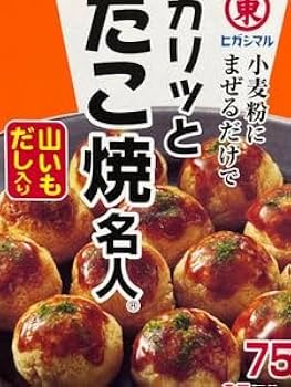 タコヤキ@プロフ必読 Amazon.co.jp: カリッとたこ焼名人 たこ焼き75個分(25個分×3袋入